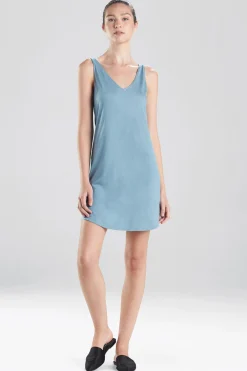 Natori Chemises-Shangri-La TENCEL™ V-Neck Chemise