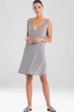 Natori Chemises-Shangri-La TENCEL™ V-Neck Chemise
