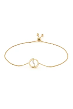 Natori Bracelets|Shangri-La-Shangri-La Yin-Yang 14K Gold And Diamond Bolo Bracelet