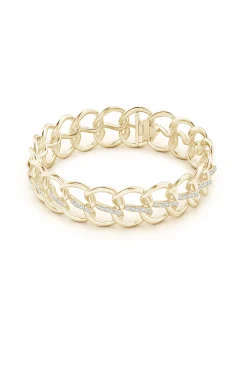 Natori Bracelets|Shangri-La-Shangri-La Yin-Yang 14K Gold And Diamond Link Bracelet