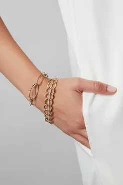Natori Bracelets|Shangri-La-Shangri-La Yin-Yang 14K Gold And Diamond Link Bracelet