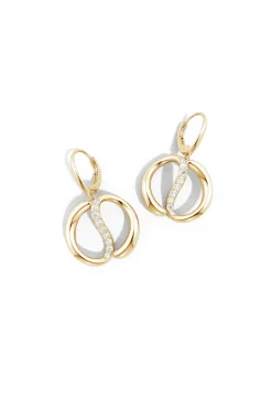 Natori Earrings|Shangri-La-Shangri-La Yin-Yang 14K Gold And Diamond Dangle Earrings