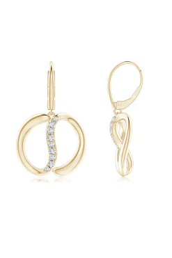Natori Earrings|Shangri-La-Shangri-La Yin-Yang 14K Gold And Diamond Dangle Earrings