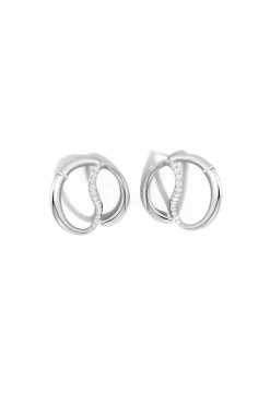 Natori Earrings|Shangri-La-Shangri-La Yin-Yang 14K Gold And Diamond Large Button Stud Earrings