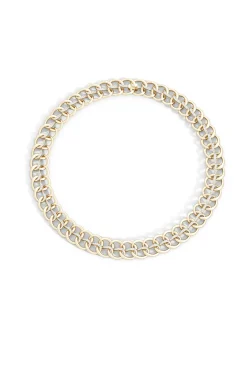 Natori Necklaces|Shangri-La-Shangri-La Yin-Yang 14K Gold And Diamond Chain Link Necklace