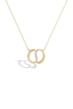 Natori Necklaces|Shangri-La-Shangri-La Yin-Yang 14K Gold And Diamond Chain Pendant Necklace