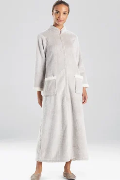 Natori Caftans|Loungers-Sherpa Zip Caftan