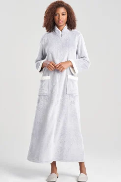 Natori Caftans|Loungers-Sherpa Zip Caftan