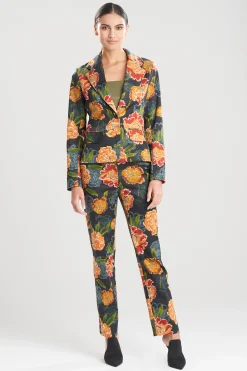 Natori Jackets & Outerwear-Shugo Cotton Sateen Blazer Jacket