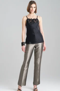 Natori Bustiers & Camis-Silk Charmeuse Lace Cami