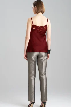 Natori Bustiers & Camis-Silk Charmeuse Lace Cami