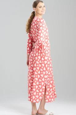 Natori Caftans|Plus Sizes-Soho Geo Challis Caftan