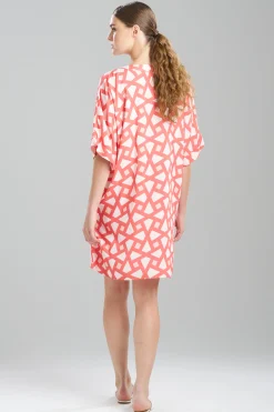 Natori Sleepshirts-Soho Geo Challis Sleepshirt