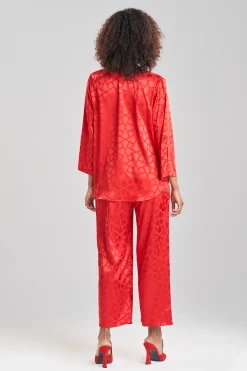 Natori Pajama Sets-Soho Geo Jacquard PJ