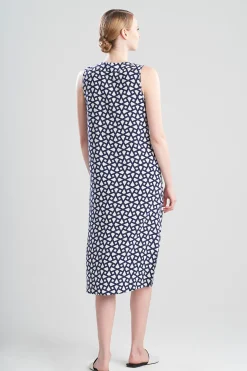 Natori Gowns-Soho Geo-Printed Challis Gown