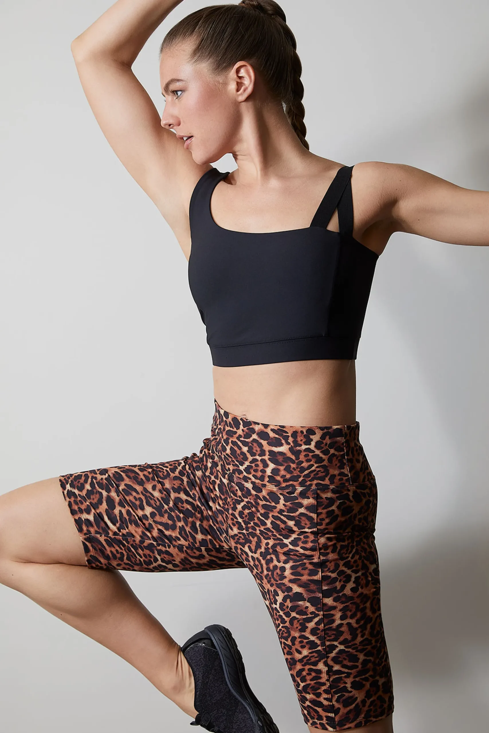 Natori Tops|Athleisure-Solstice Asymmetrical Cropped Cami