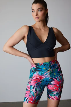 Natori Pants, Leggings & Shorts|Athleisure-Solstice Cropped Bike Shorts