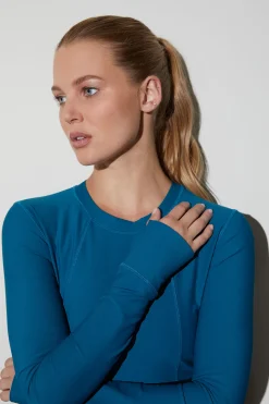 Natori Tops|Athleisure-Solstice Long Sleeve Top