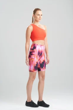 Natori Tops|Athleisure-Solstice One Shoulder Crop Top