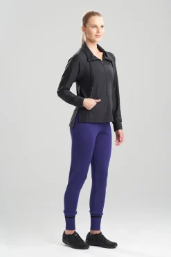 Natori Tops|Athleisure-Solstice Zip Pop Over Top