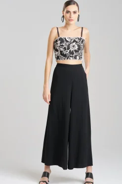Natori Pants, Skirts & Shorts-Stretch Crepe Palazzo Pants
