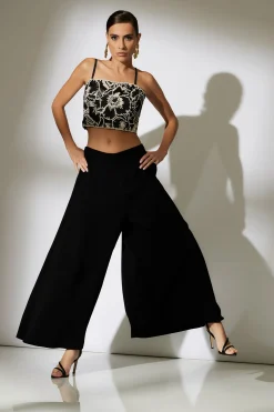 Natori Pants, Skirts & Shorts-Stretch Crepe Palazzo Pants
