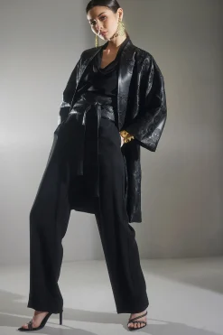 Natori Pants, Skirts & Shorts-Stretch Crepe Trousers