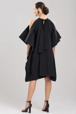 Natori Dresses|Wedding Guest Dresses-Taffeta Handkerchief Dress