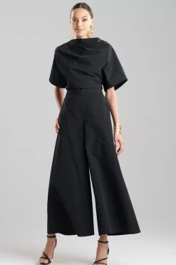 Natori Pants, Skirts & Shorts-Taffeta Palazzo Pull On Pants
