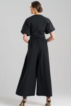 Natori Pants, Skirts & Shorts-Taffeta Palazzo Pull On Pants