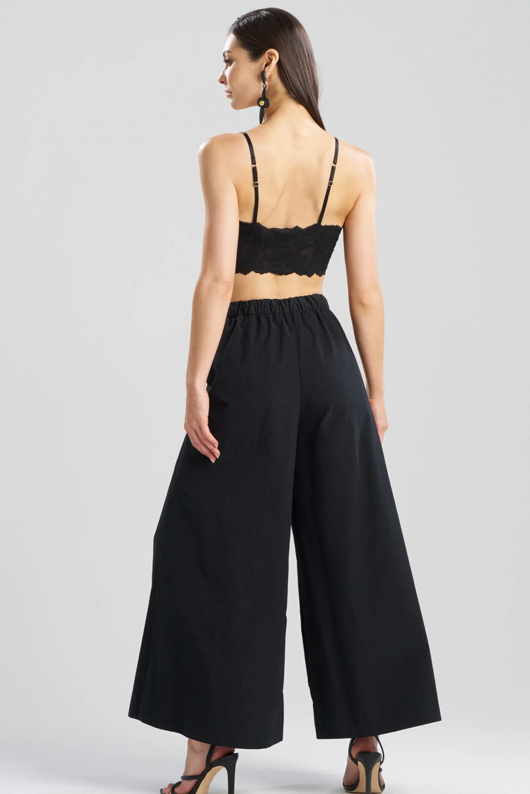 Natori Pants, Skirts & Shorts-Taffeta Palazzo Wide Leg Pants