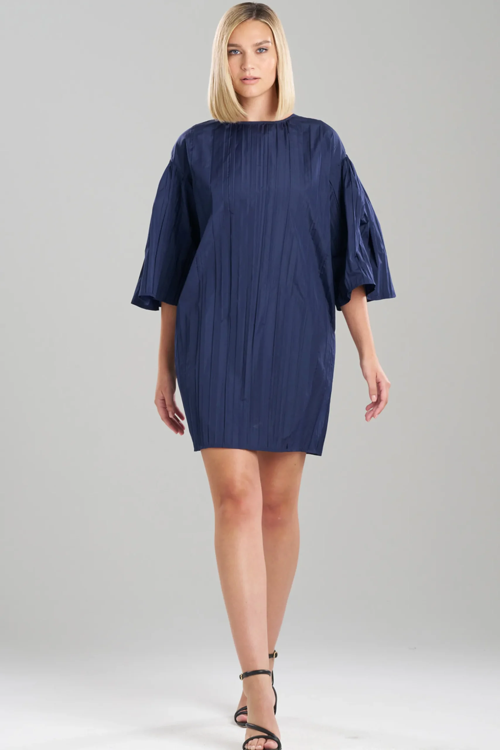 Natori Dresses-Taffeta Plisse Dress