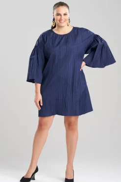 Natori Dresses-Taffeta Plisse Dress
