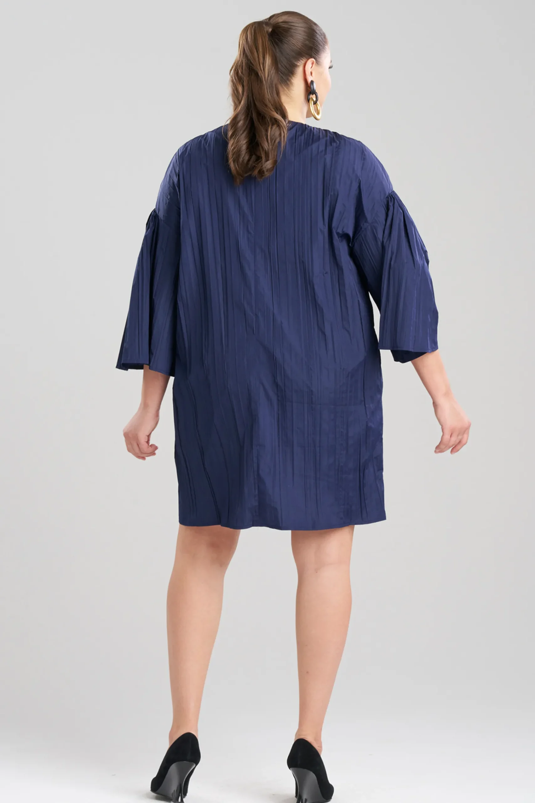 Natori Dresses-Taffeta Plisse Dress