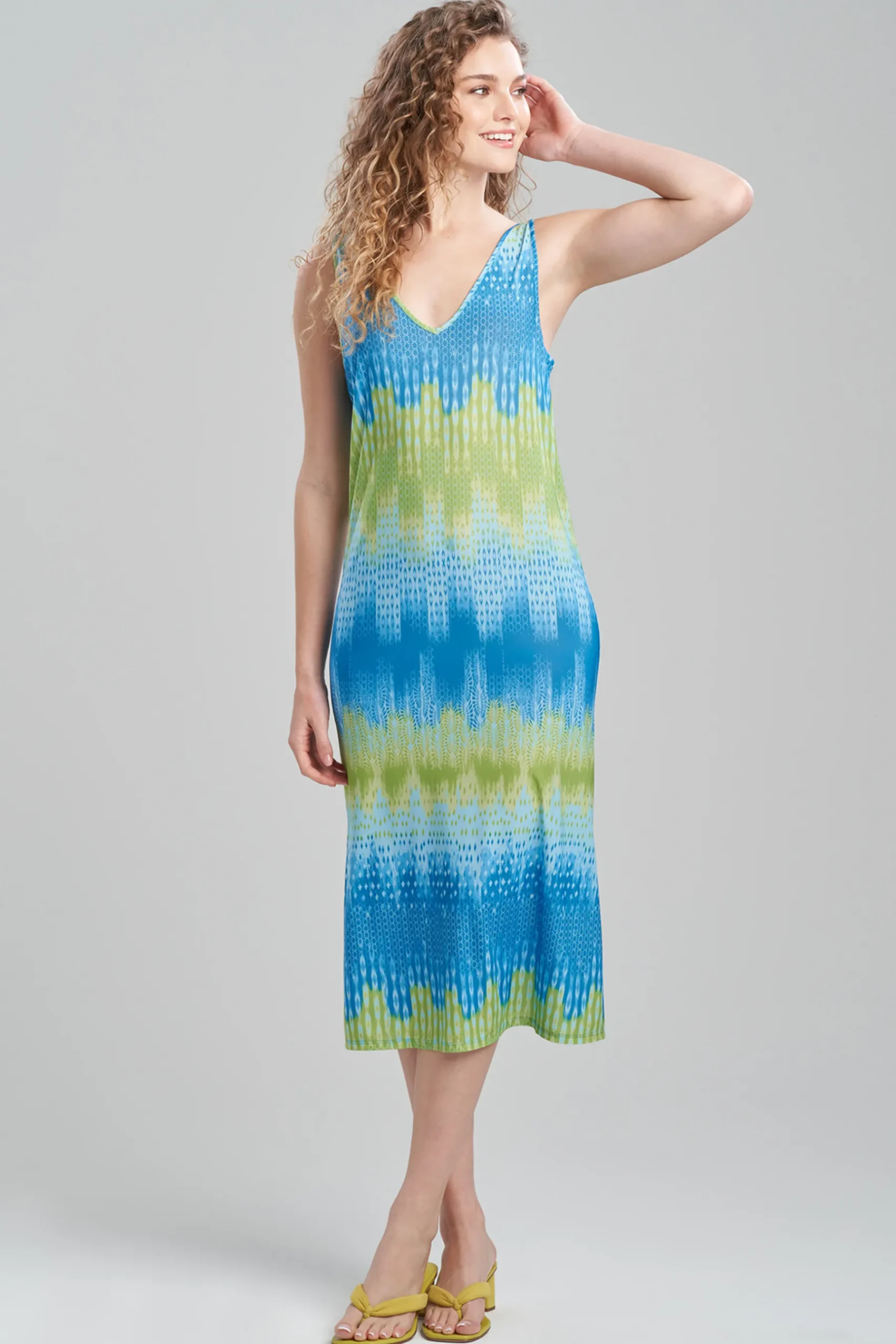 Natori Gowns-Tahiti V-Neck Gown
