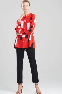 Natori Tops, Shirts & Tunics-Takara Fluid Crepe Shirt
