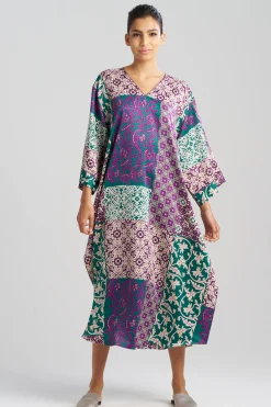 Natori Caftans|Caftan Dresses-Tapestry V-Neck Caftan