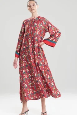 Natori Caftans|Caftan Dresses-Tea Garden Caftan