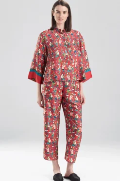 Natori Pajama Sets-Tea Garden PJ