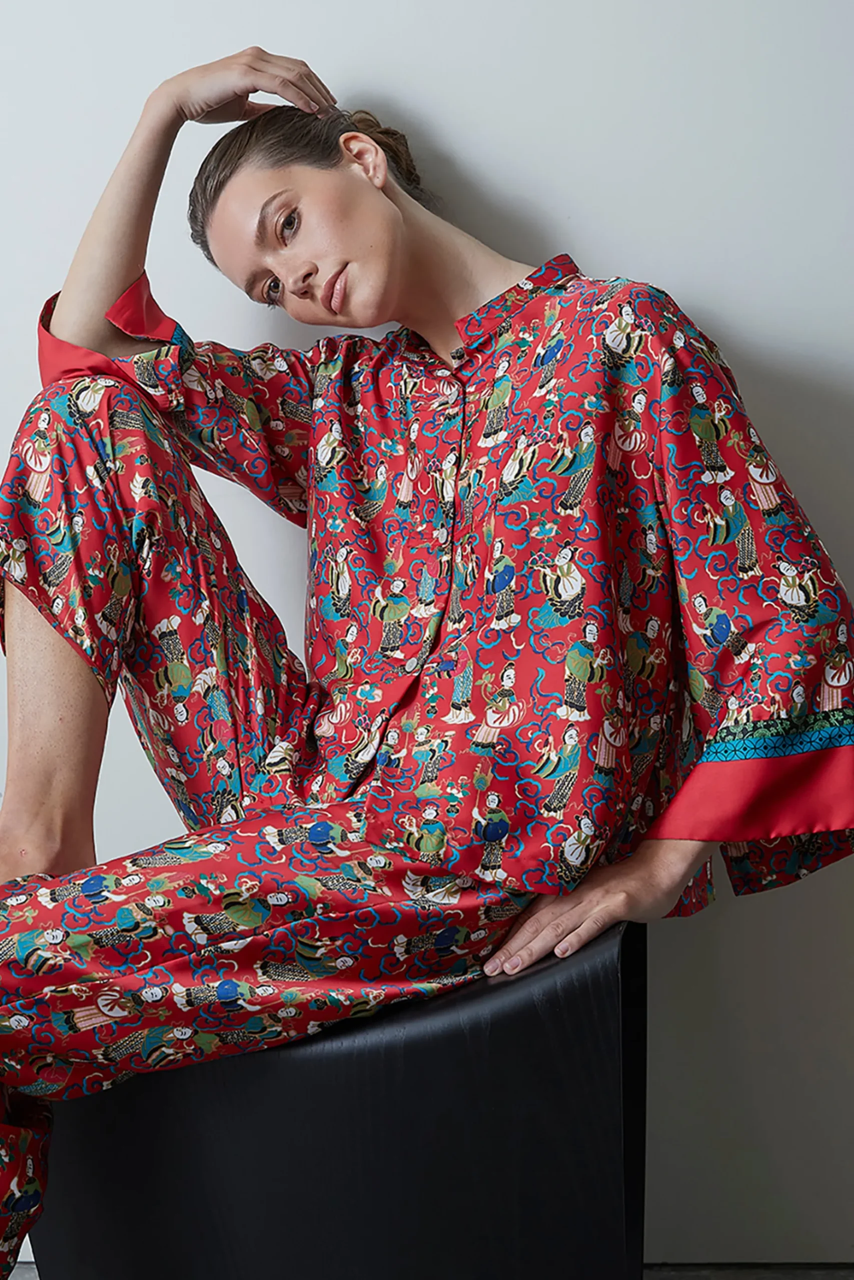 Natori Pajama Sets-Tea Garden PJ
