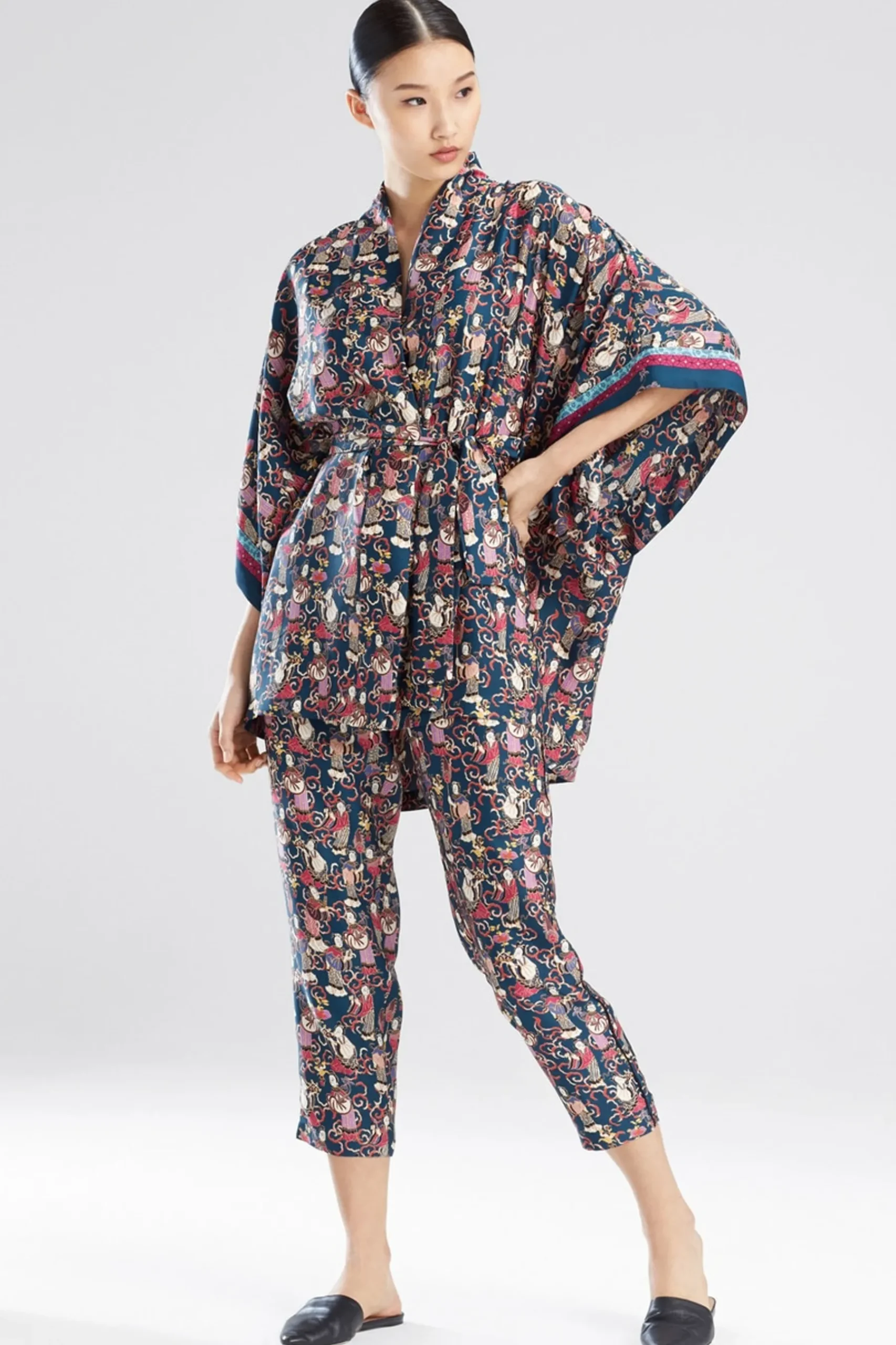 Natori Robes & Kimonos-Tea Garden Robe