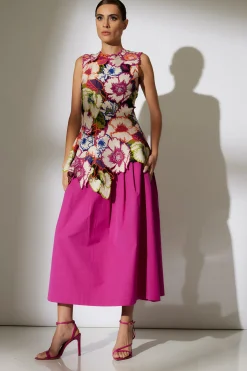 Natori Pants, Skirts & Shorts-Tech Cotton Taffeta Maxi Skirt