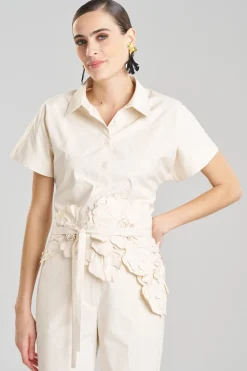 Natori Belts-Tech Cotton Taffeta Obi Belt