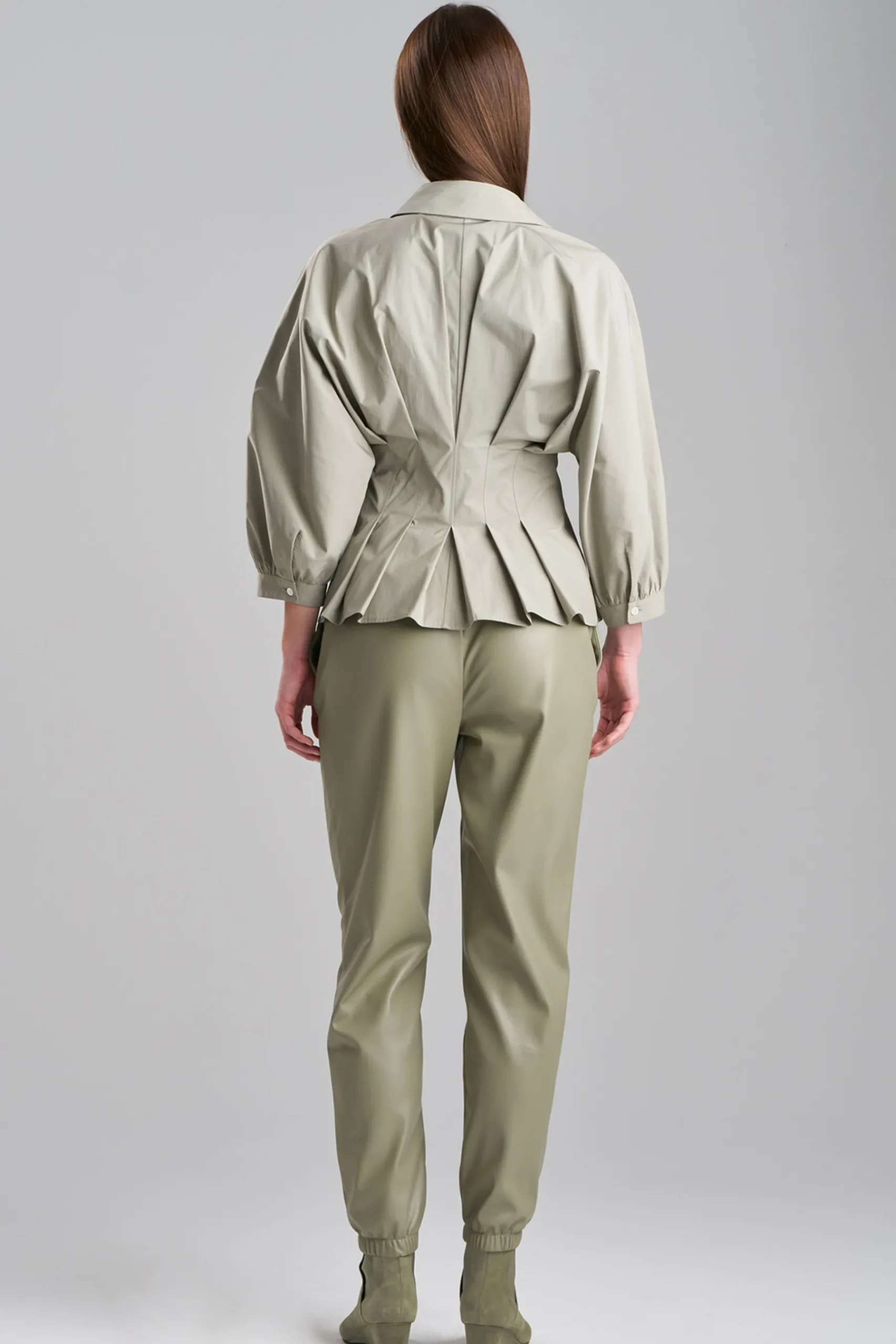 Natori Tops, Shirts & Tunics-Tech Cotton Taffeta Pleated Shirt