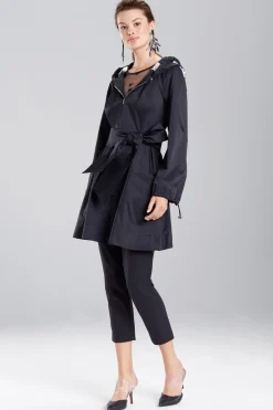 Natori Jackets & Outerwear-Tech Nylon Embroidered Jacket