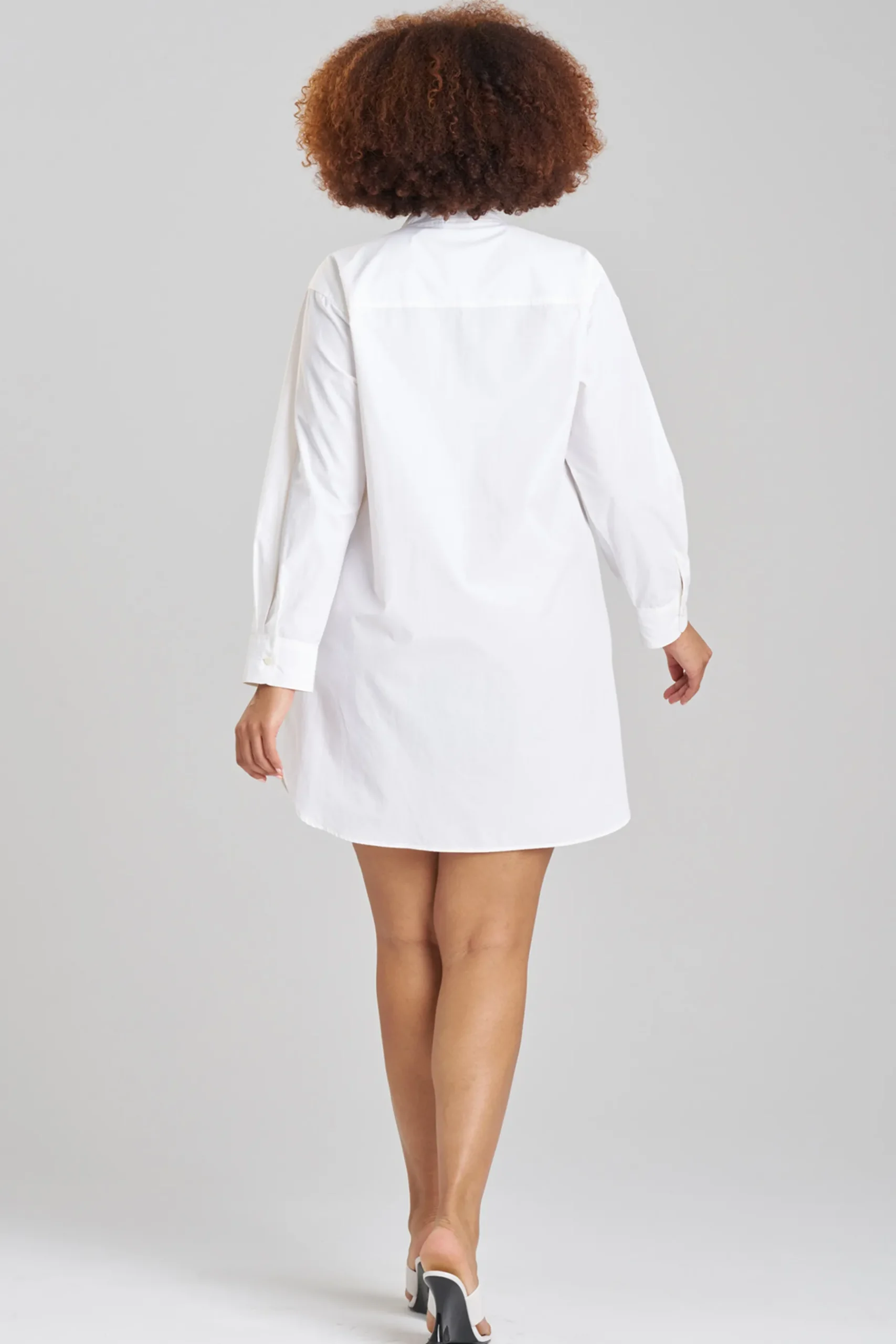Natori Dresses-Techno Poplin Shirtdress