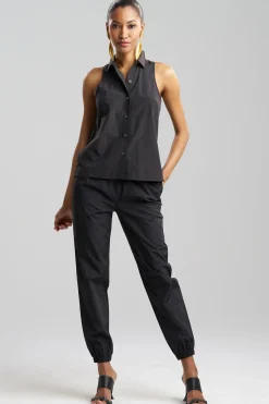 Natori Tops, Shirts & Tunics-Techno Poplin Sleeveless Shirt