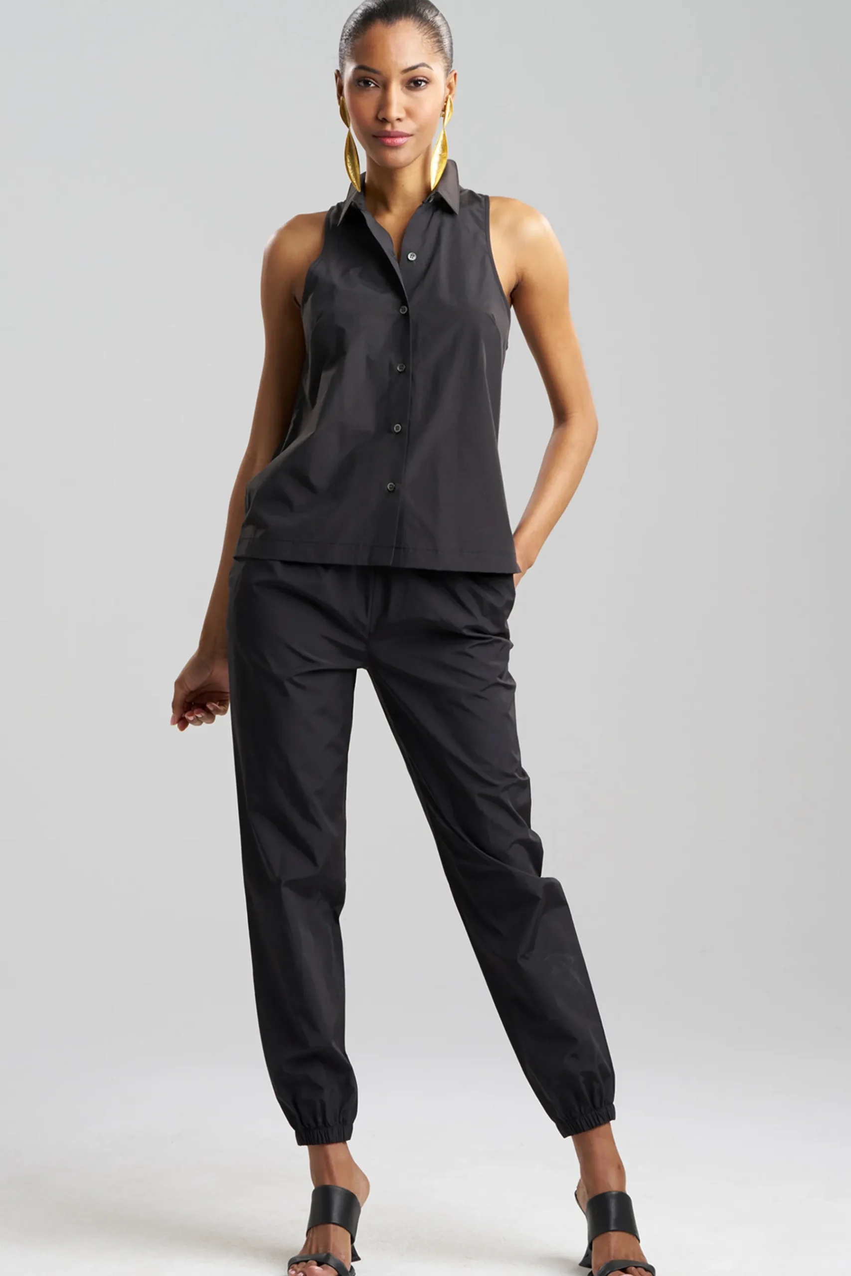 Natori Tops, Shirts & Tunics-Techno Poplin Sleeveless Shirt