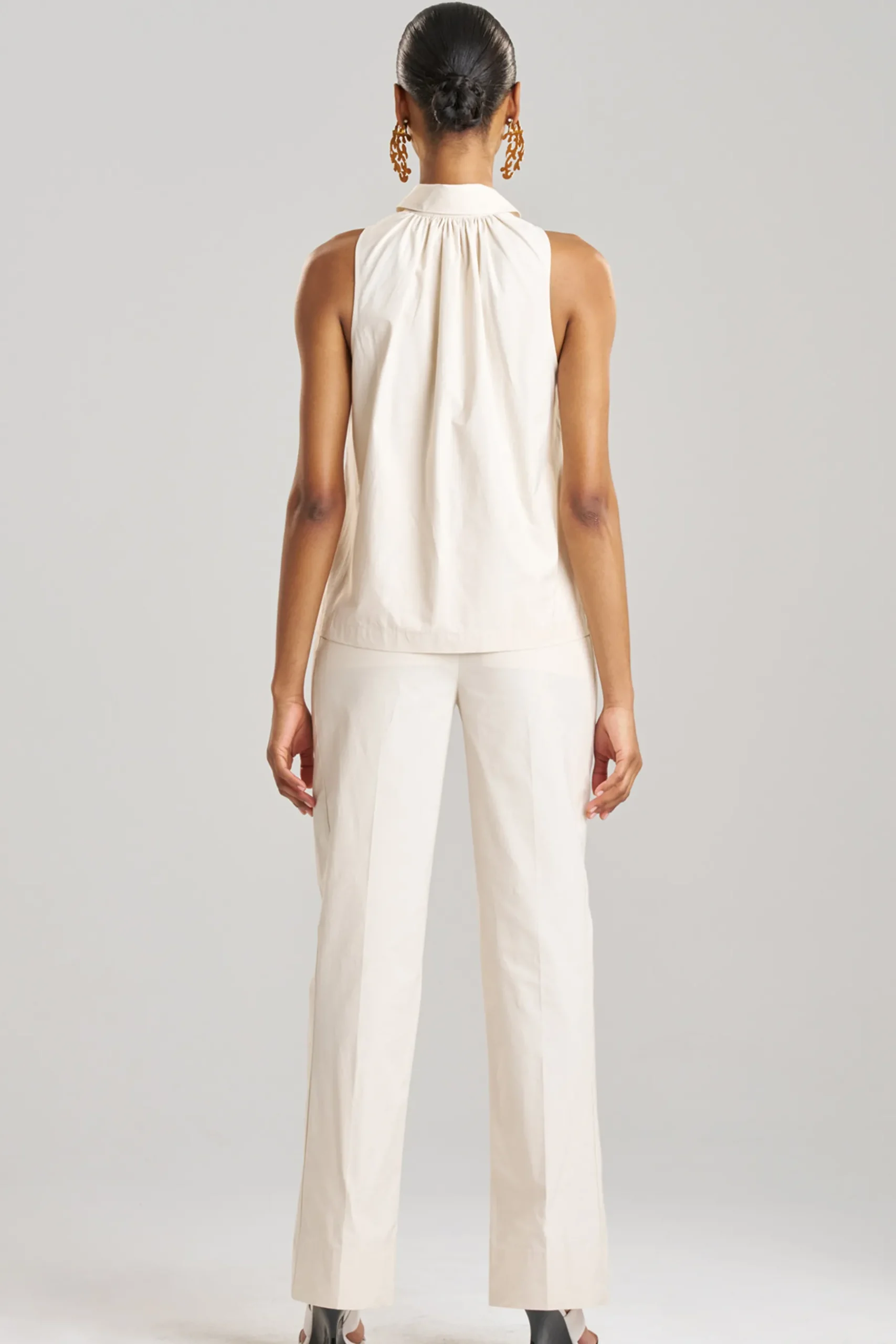 Natori Tops, Shirts & Tunics-Techno Poplin Sleeveless Shirt