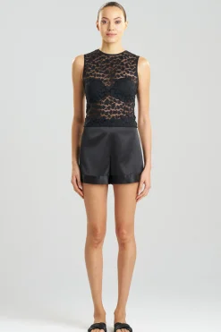 Natori Pajama Tops-Temptation Allover Lace Tank